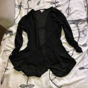 Candies Open Front Cardigan